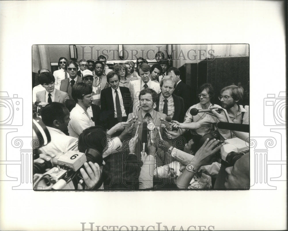 1981 Press Photo Bill Cousins Labor President Federal