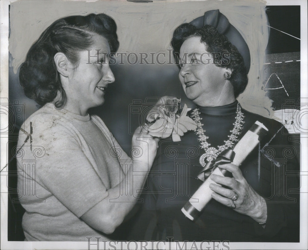 1953 Press Photo Sam Frame Golfer Membership