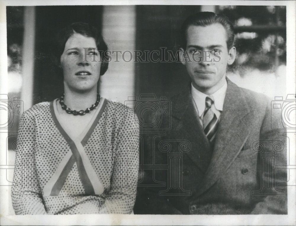 1929 Press Photo Honeymoon John Coolidge Bridge Clavin
