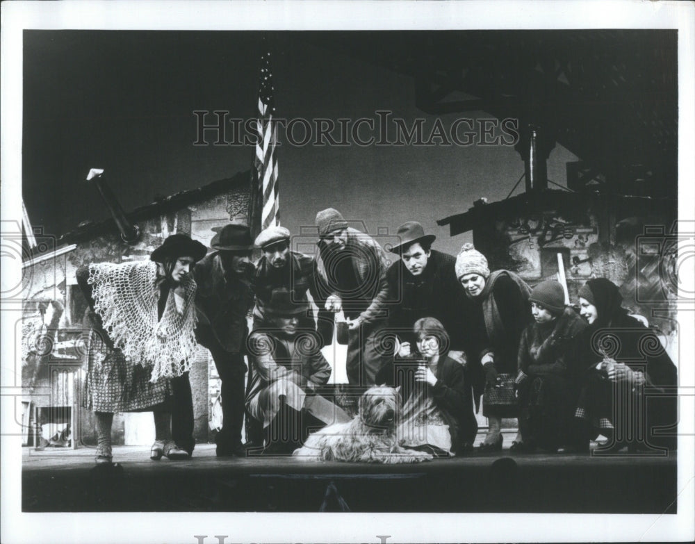 1979 Press Photo Kathy Jo Kelly as little or Cohan Anni