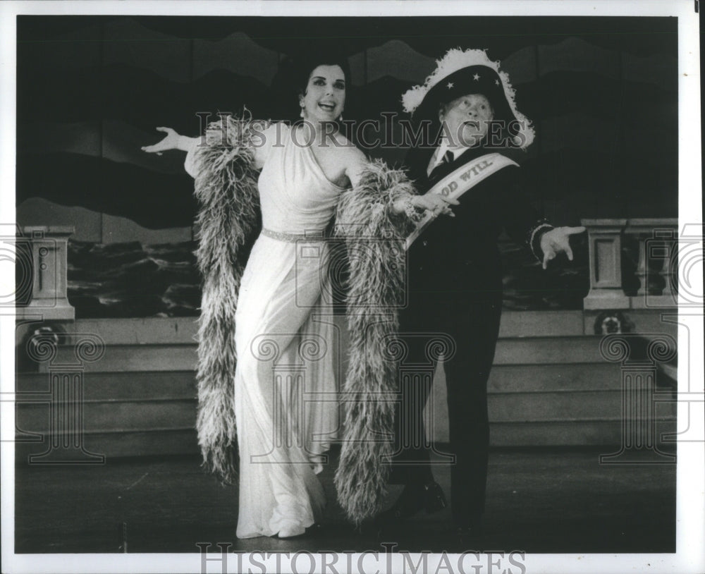 1988 Press Photo Mickey Rooney Ann Miller Sugar Babies