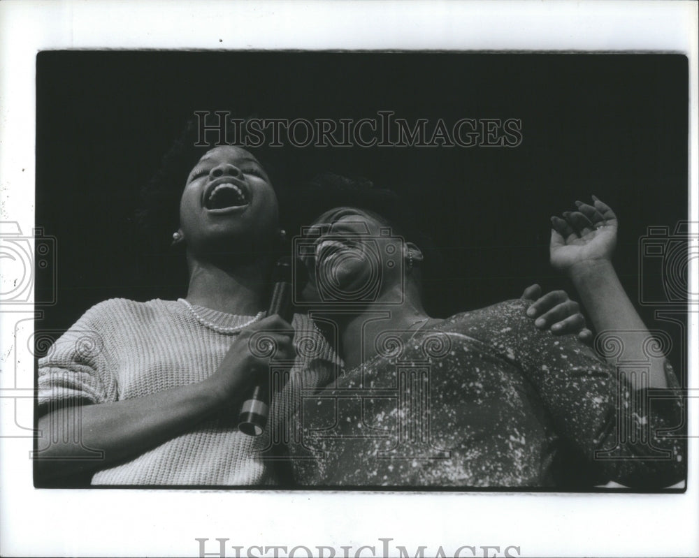 1985 Press Photo Mama I Want To Sing Trina Thomas