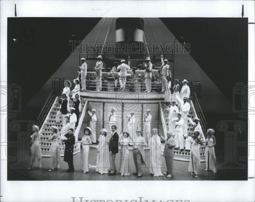 1989 Press Photo Musical Show scene from, Anything Goes