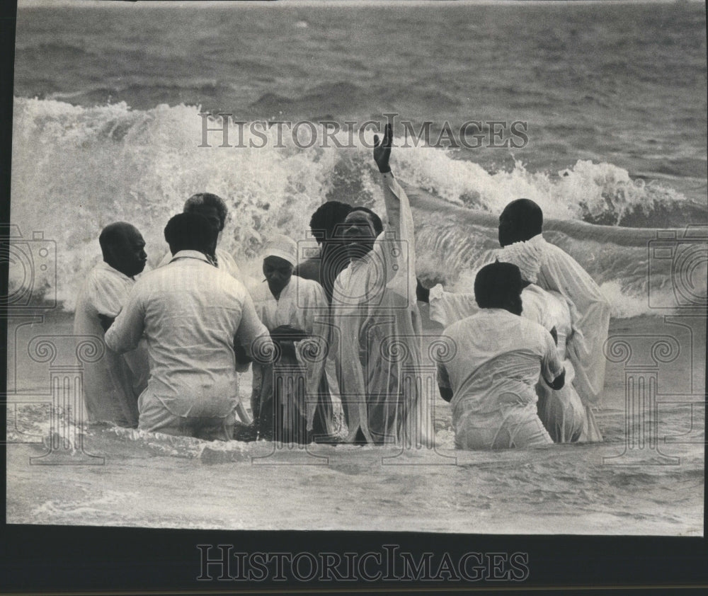 1981 Press Photo Church of God of Harvey Spirit Gusty