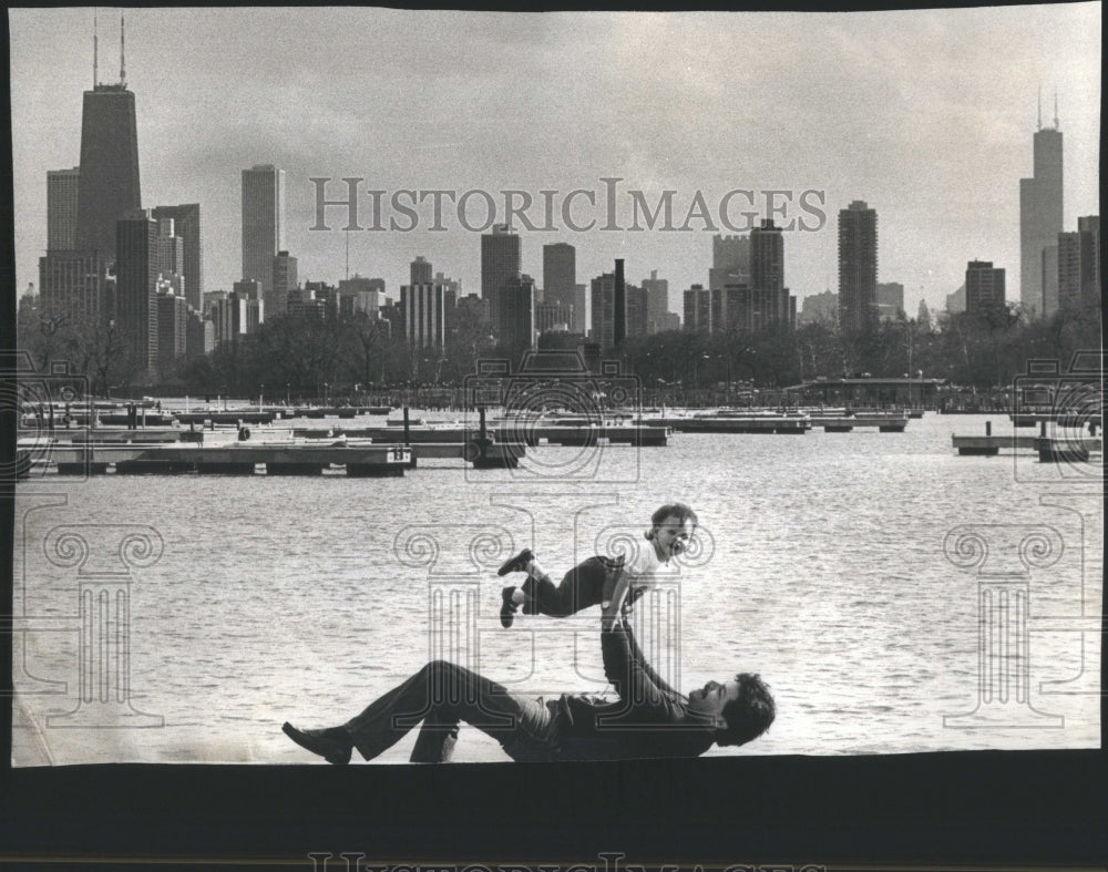 1986 Diversey Harbor in Lincoln Park - Historic Images