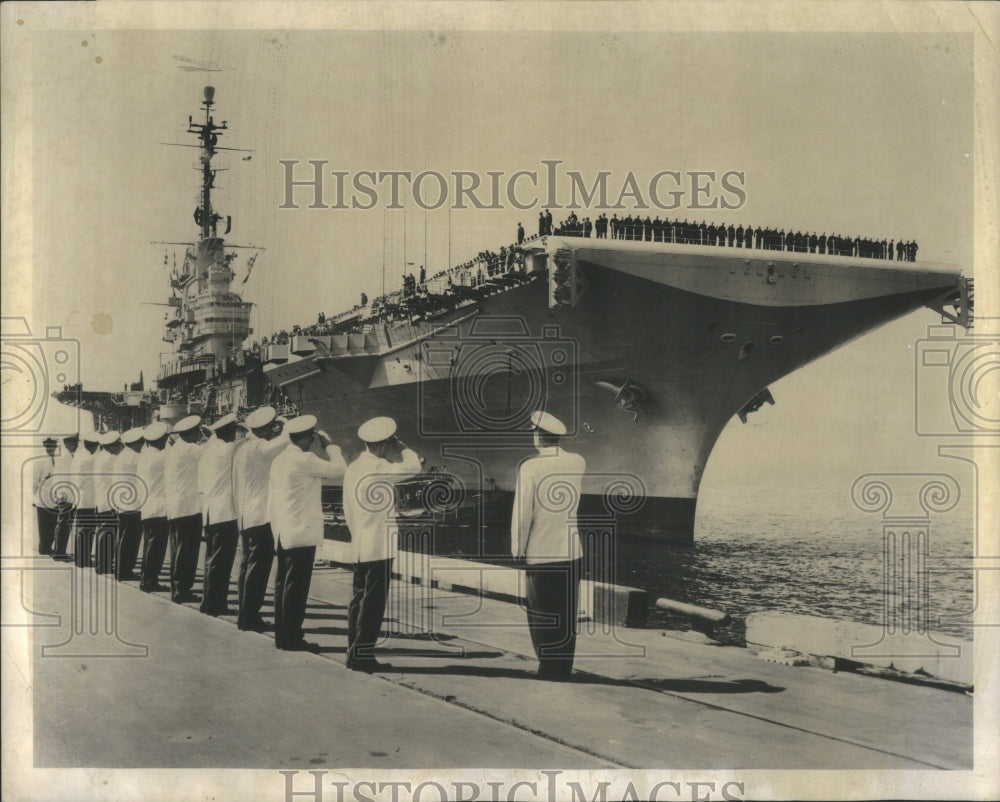 1959 Press Photo Sailors Pacific Aircraft Seattle&#39;s Sea