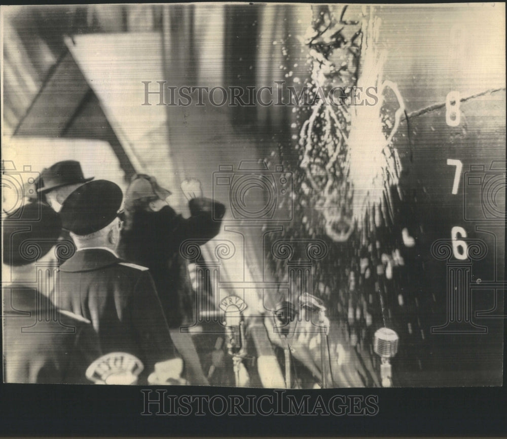 1936 Press Photo Eleanor Roosevelt US Navy Ship