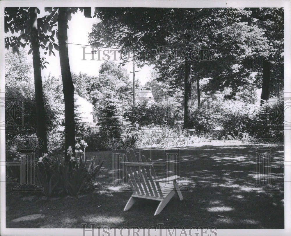 1948 Press Photo Detroit Home Garden Pilgrimage - Historic Images