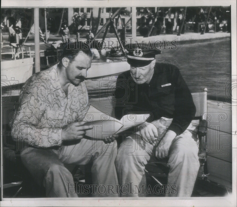 1946 Press Photo Deep Sea Explorers Williamson Erikson