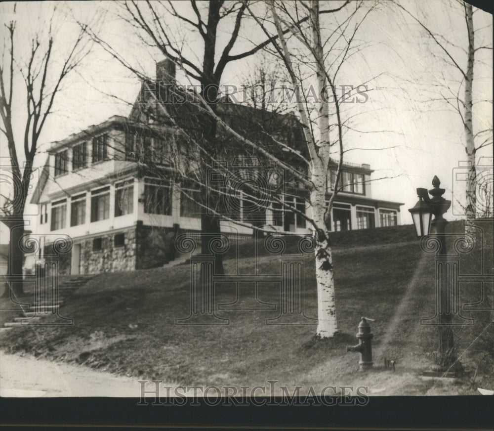 1925 Press Photo A G Wilson Hillside Home