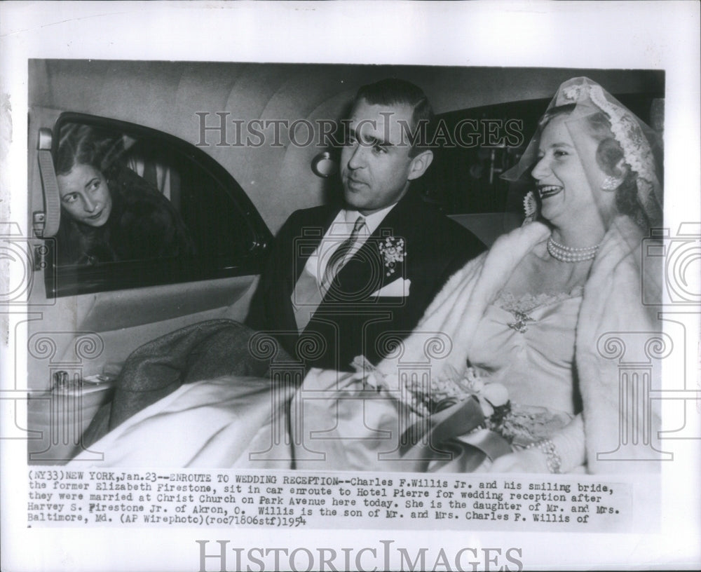 1954 Charles Willis Jr. Bride Socialites - Historic Images