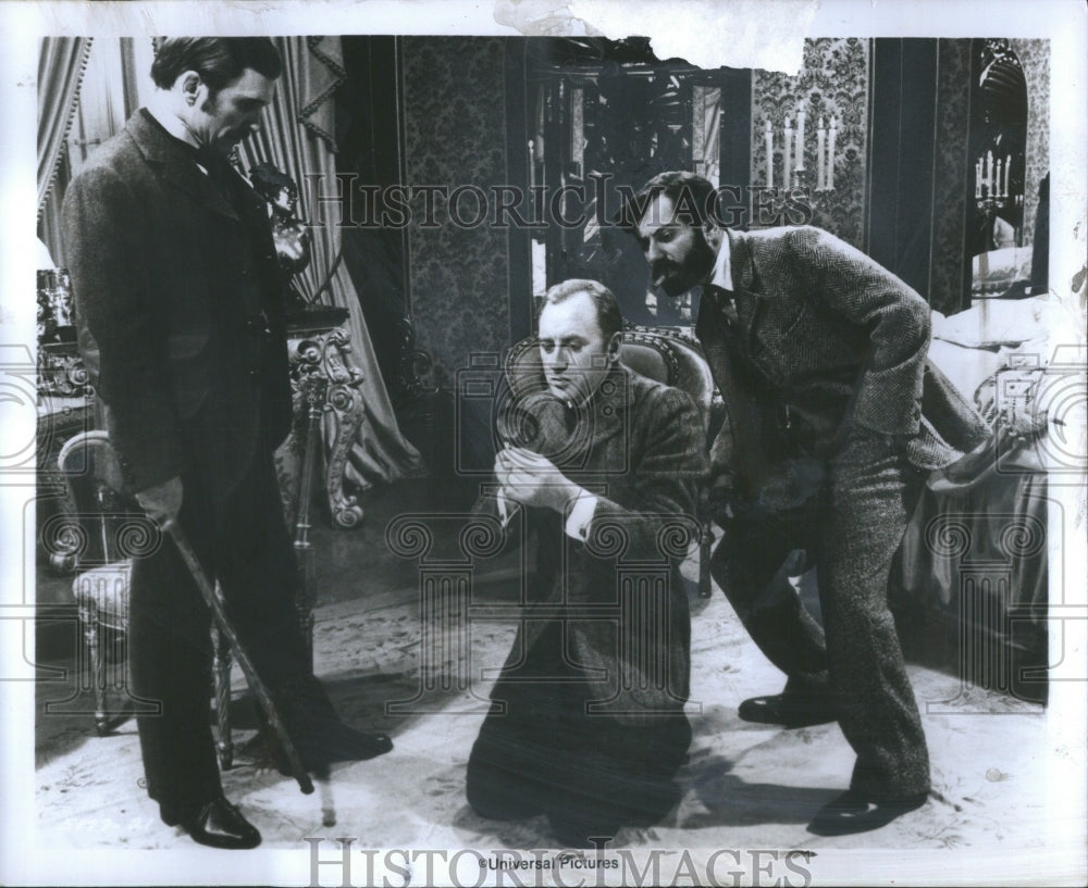 1976 Press Photo Sherlock Holmes Robert Duvall Actor