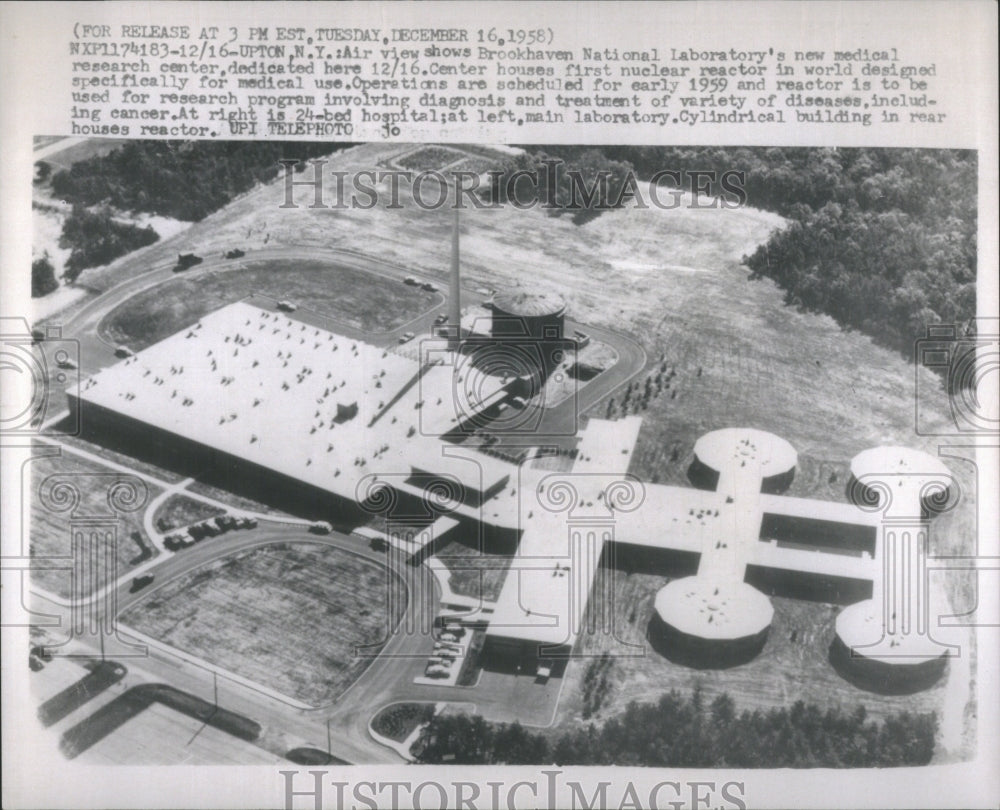 1958 Press Photo Laboratory Brookhaven