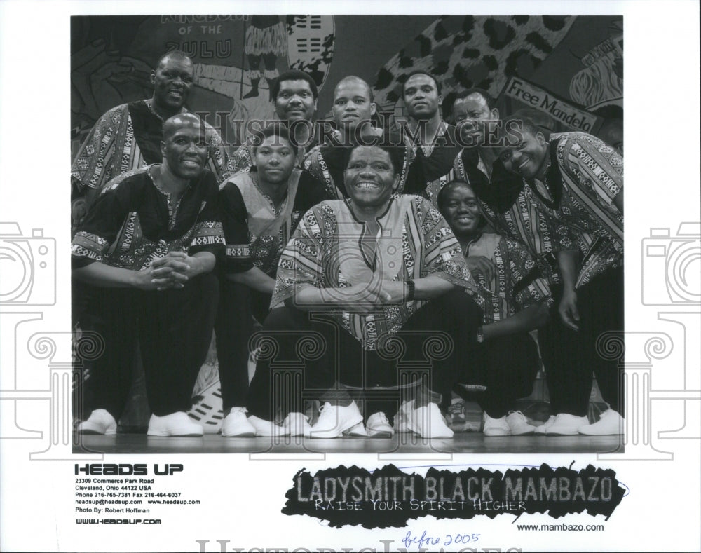 Press Photo Still Ladysmith Black Mambazo Dressed in Dashikis