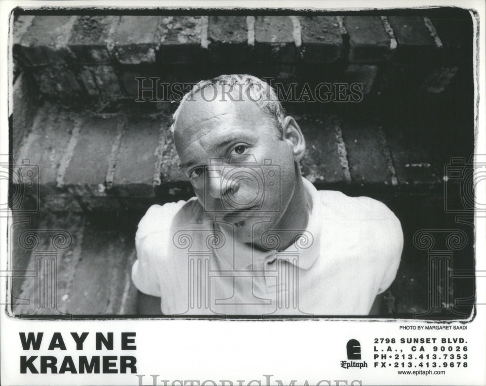 Press Photo Musician Wayne Kramer