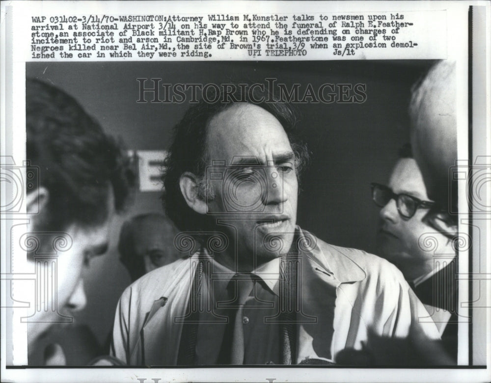 1970 Press Photo National Airport Attorney William