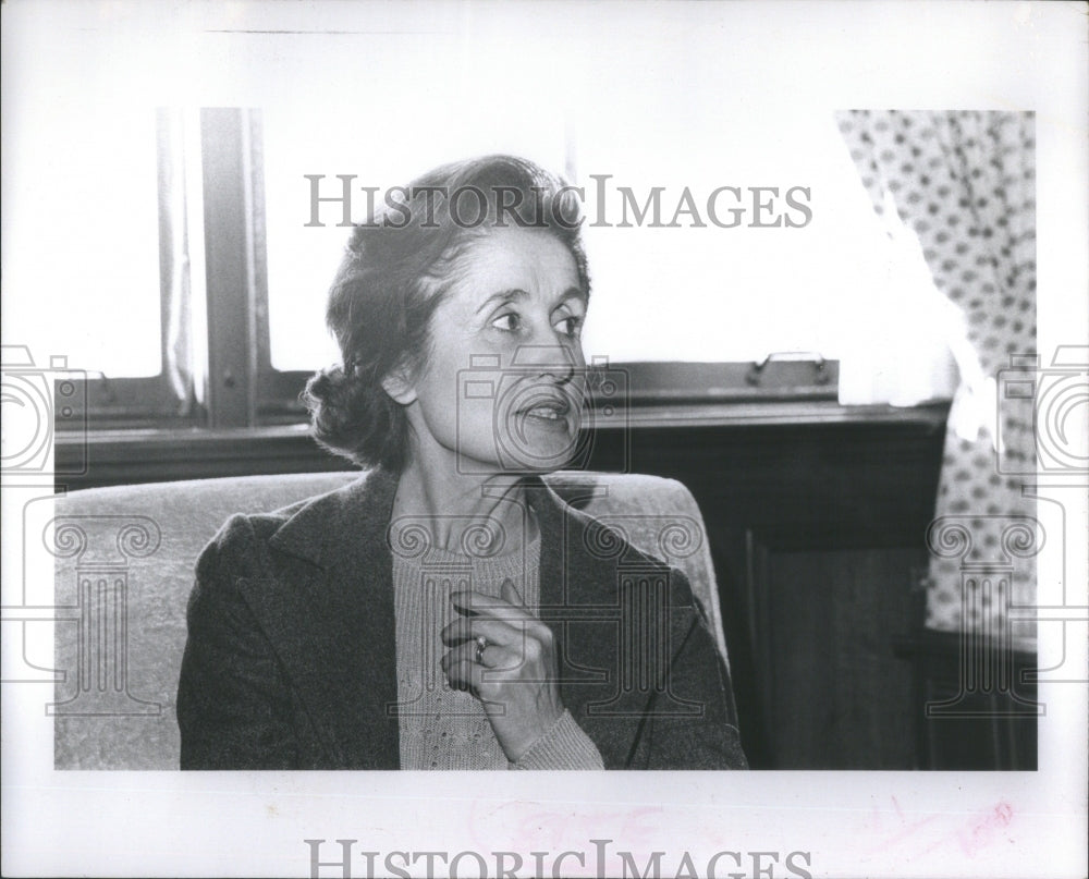 1977 Press Photo Juanita Morris Kreps US Commerce Sec.