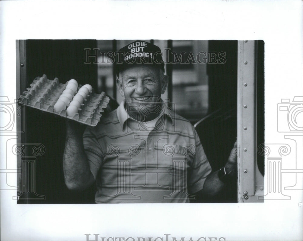 1993 Press Photo Bud Miller Eggman