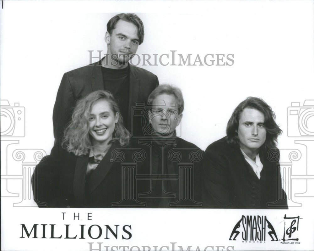 1991 Press Photo Millions American Rock Music Group