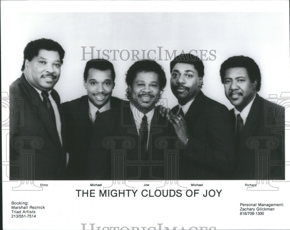 1992 Press Photo Mighty Clouds Of Joy Gospel Quartet