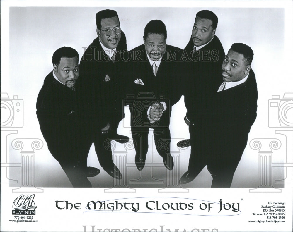 Press Photo The Mighty Clouds Of Joy Gospel Quartet