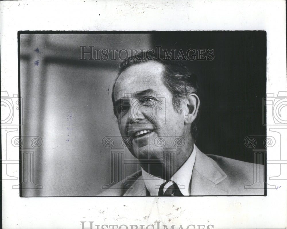 1981 Press Photo Governor William Milliken Michigan