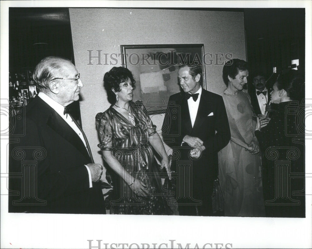 1981 Press Photo Mexico President Wife Max Fisher