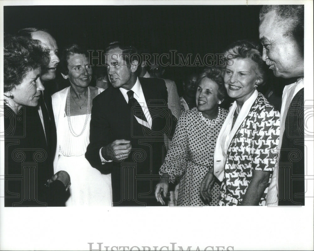 1980 Press Photo William Milliken Coleman Young Ford