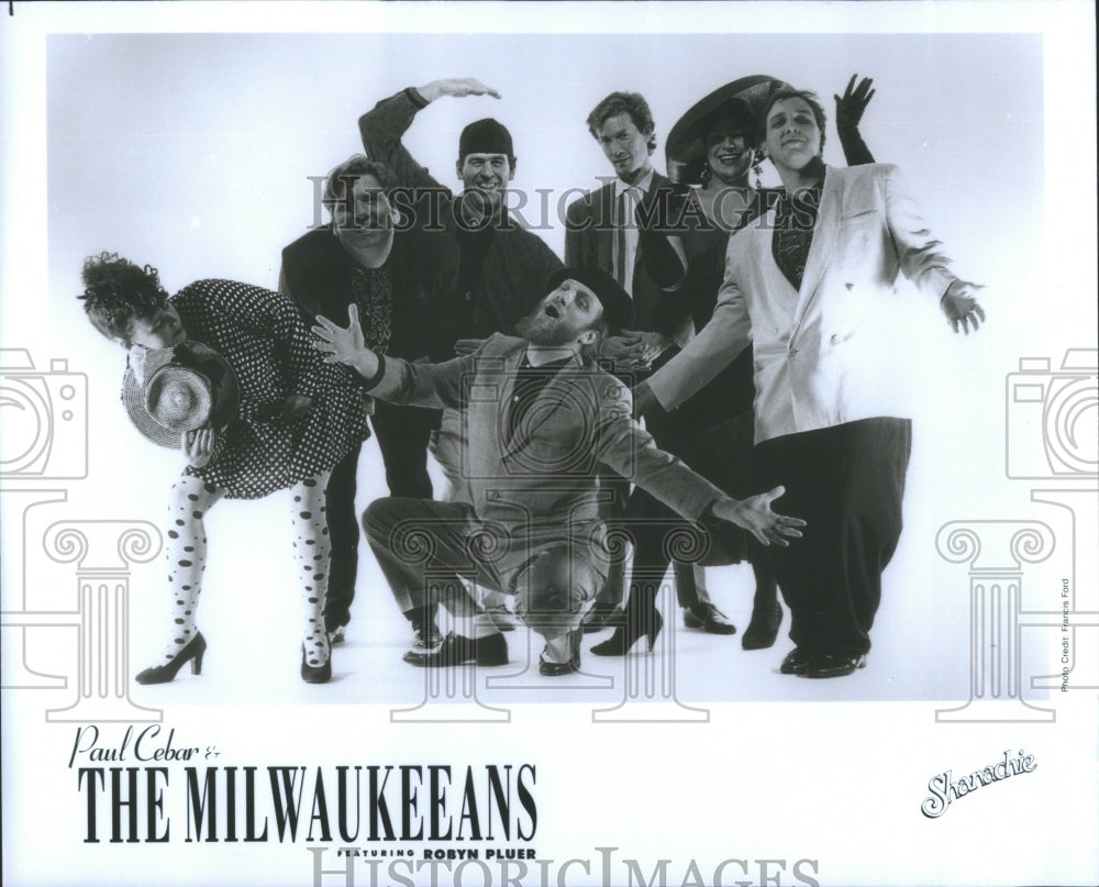 1993 Press Photo Milwaukeeans Entertainers Paul Cebar