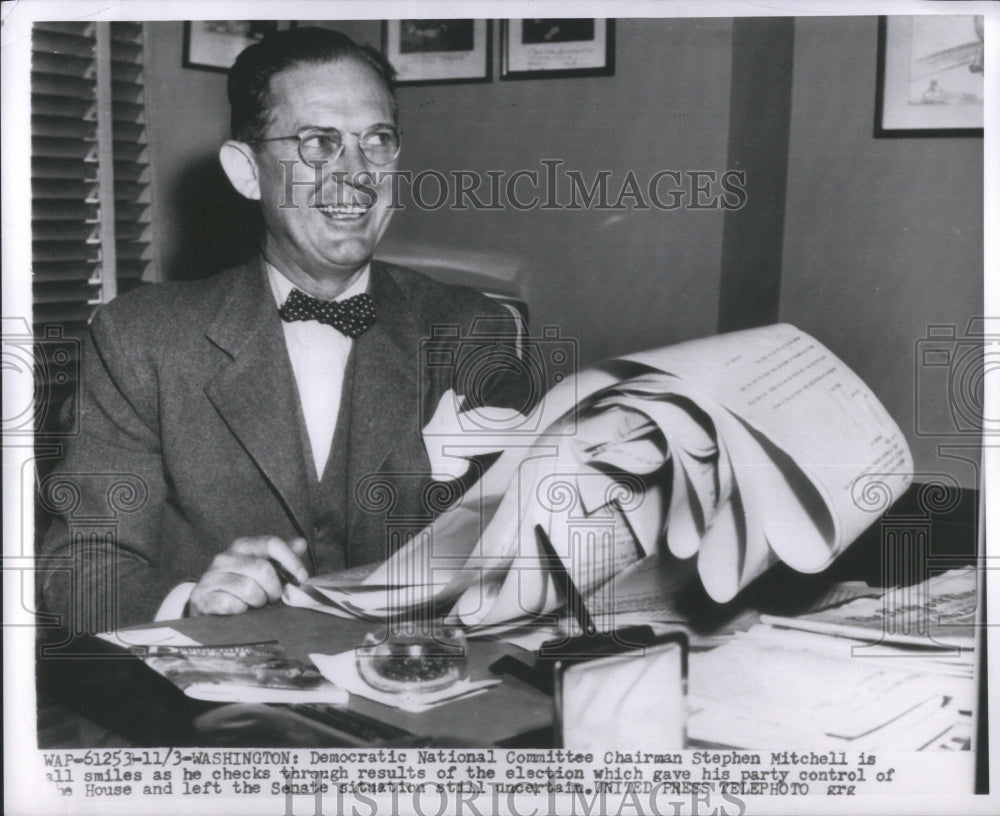 1954 Press Photo Democratic National Committee Stephen