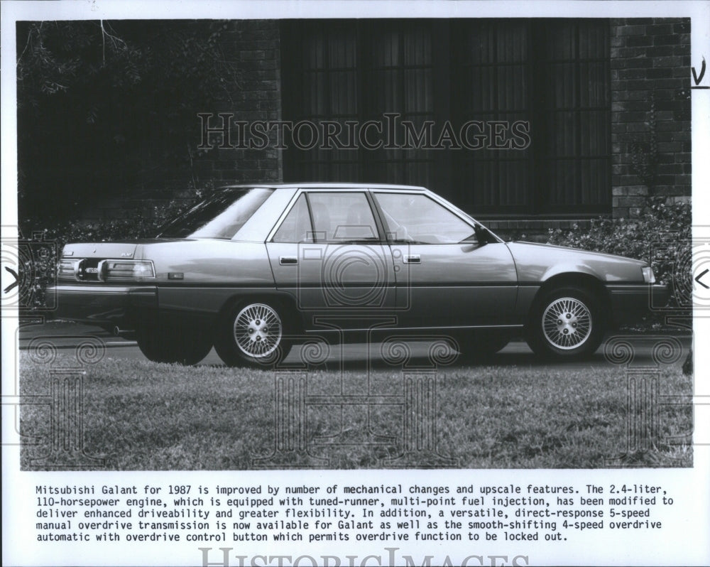 1996 Press Photo Mitsubishi Galant Horse Power Engine