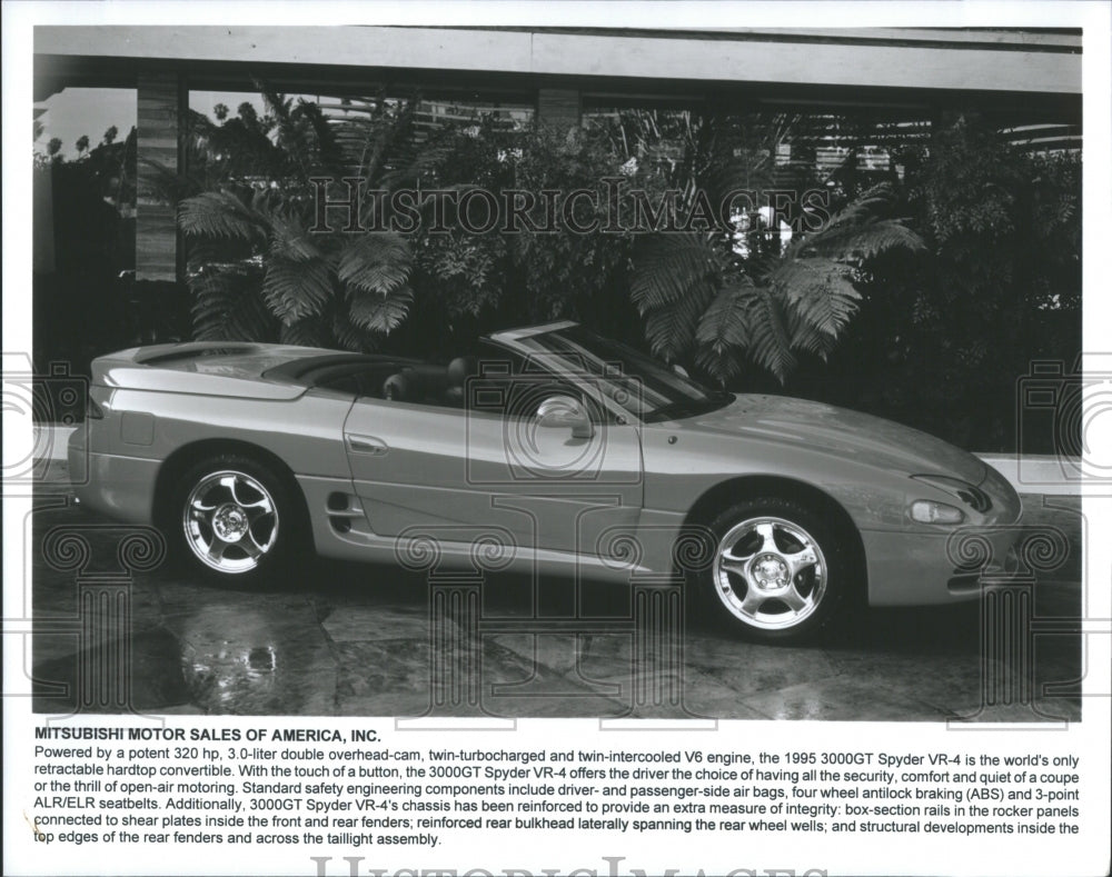 1994 Press Photo Mitsubishi Motors 3000GT Spyder VR-4