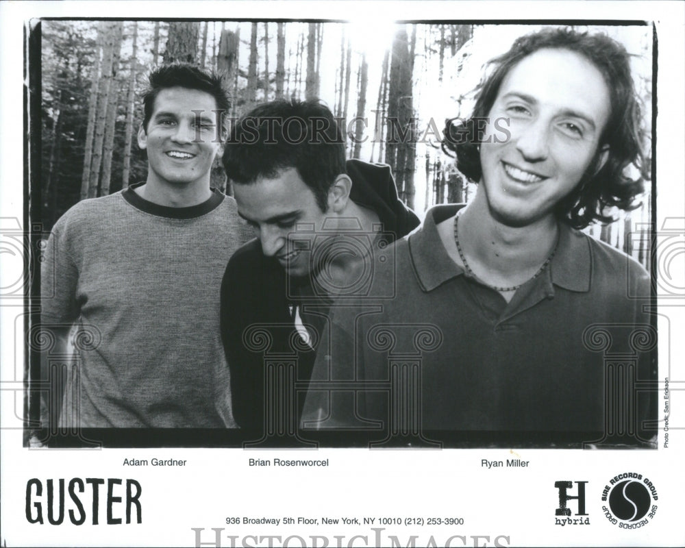 1999 Press Photo Guster Adam Gardner Brain Rosenworcl