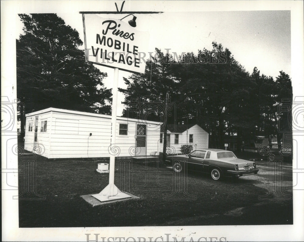 1981 Press Photo Mobile Homes Trailer United States