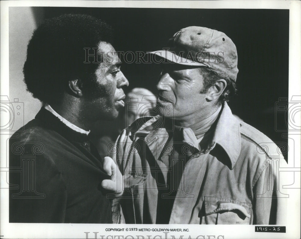 1973 Press Photo Soviet Green Charlton Heston Edward