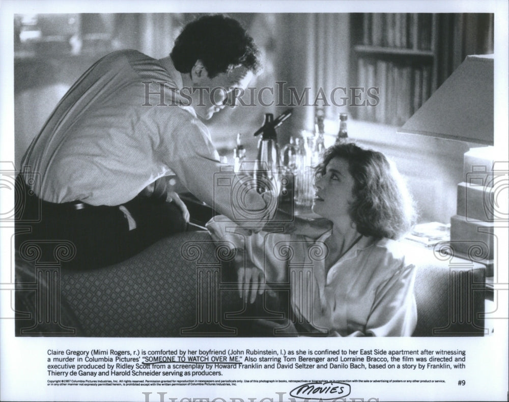  Mimi Rogers and John Rubinstein Someone Wat - Historic Images