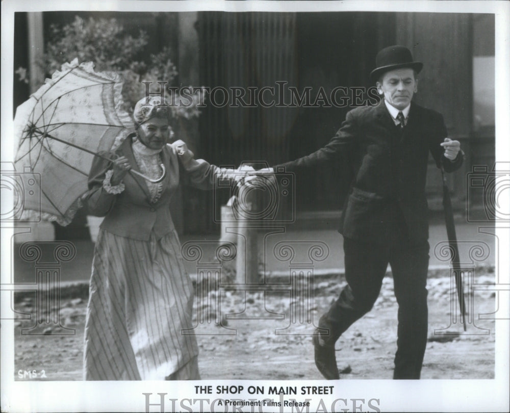 1966 Press Photo Shop Main Street Czechoslovak Film