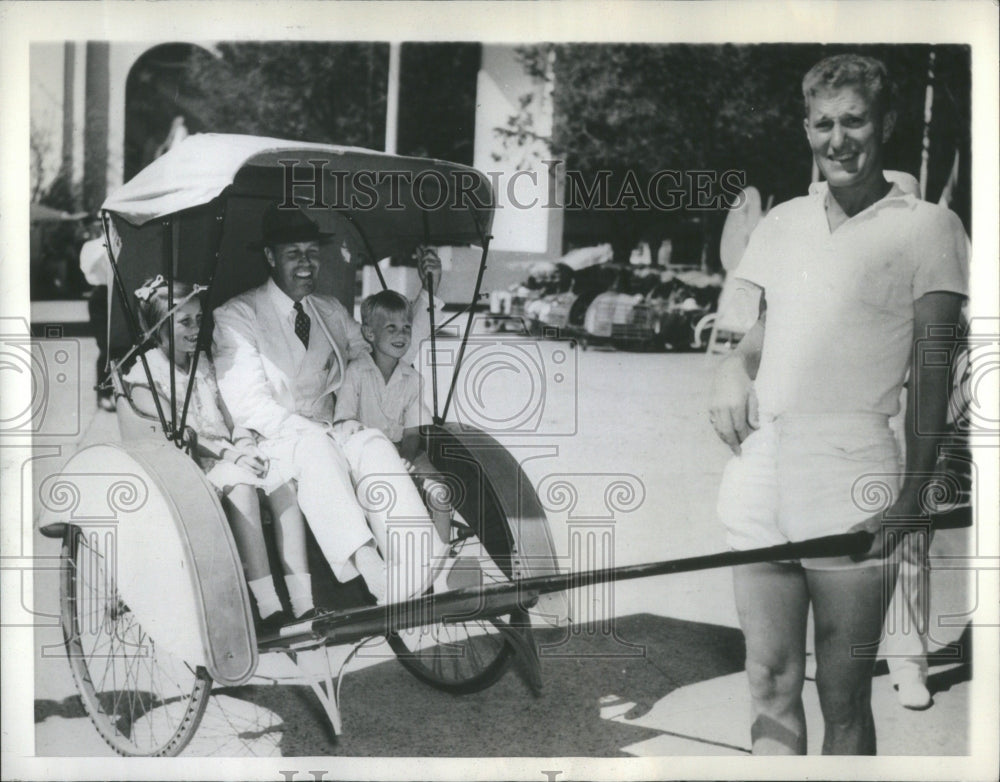 1936 Press Photo Curtis Dal Sistie and Buzzie Dall