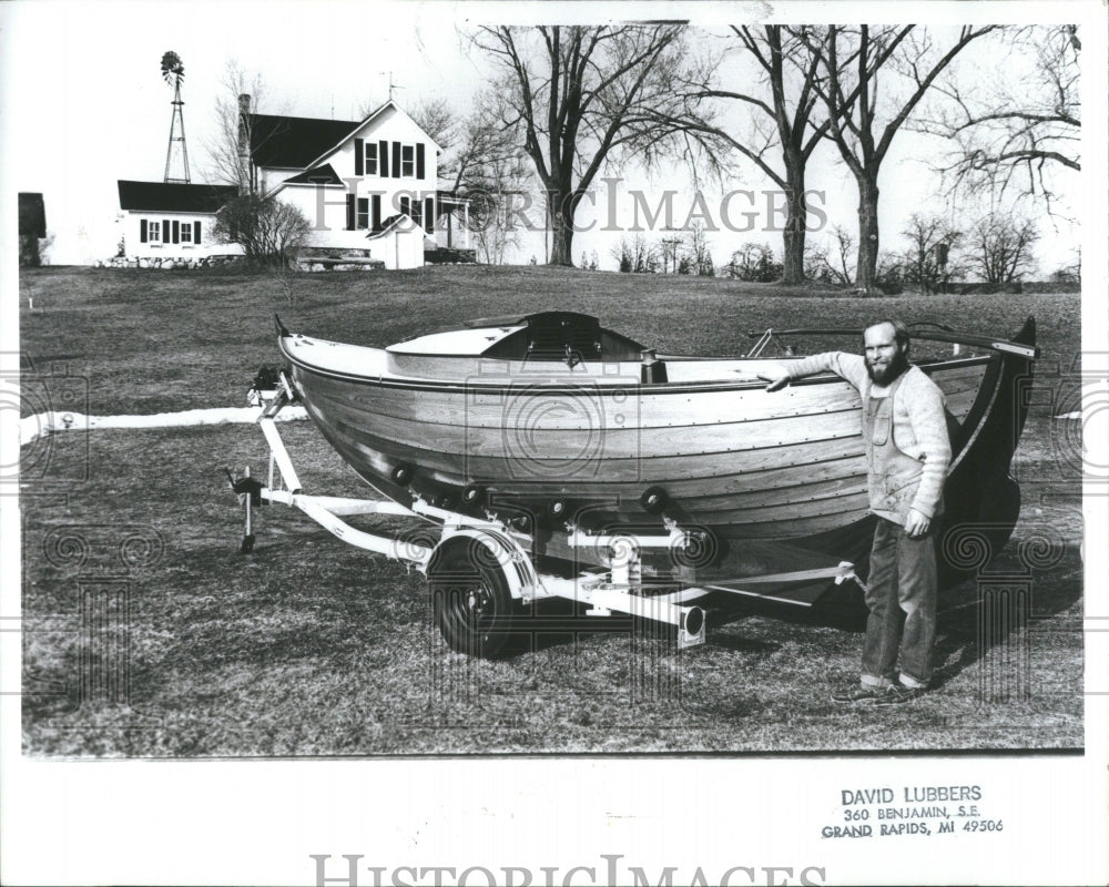 1983 Hrank Stulen Boat Builder Sailing - Historic Images