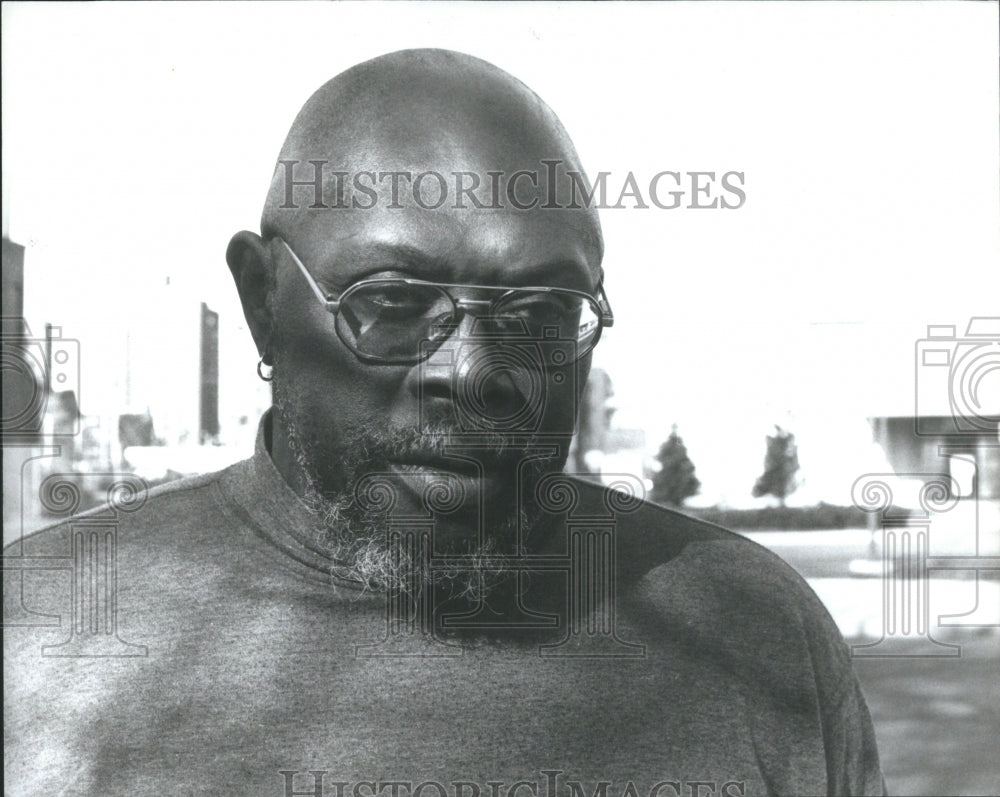 Press Photo Afro-American Poet Work Poetry Theater Art