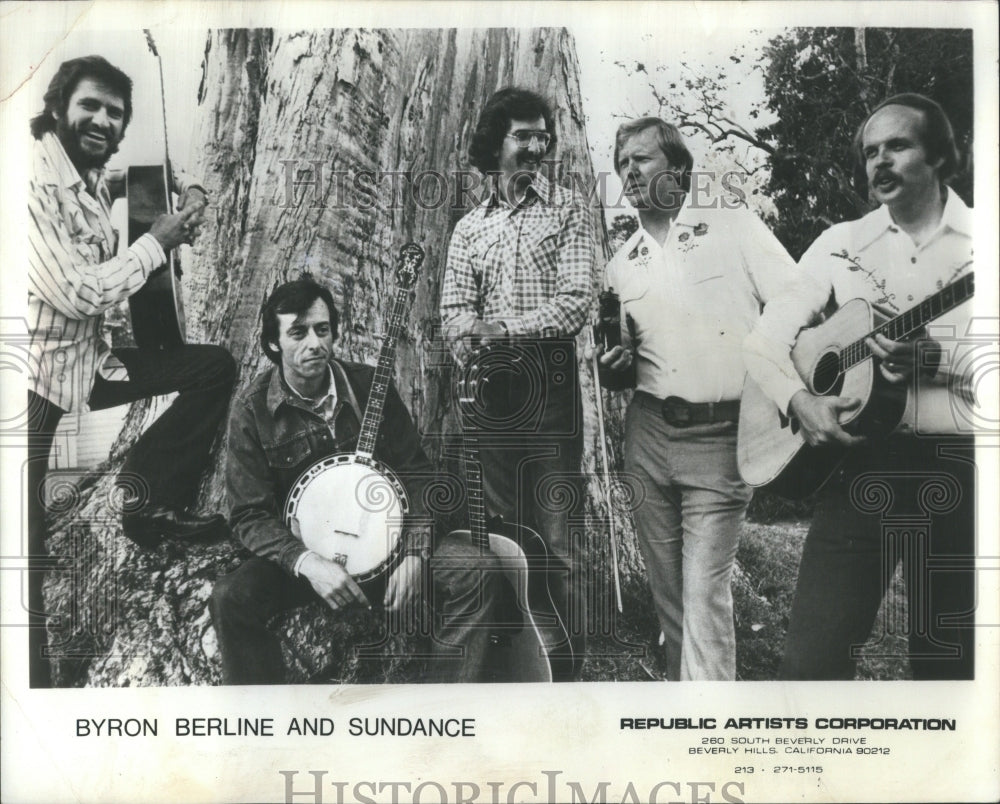 1976 Press Photo Byron Berline Sundance Musicians