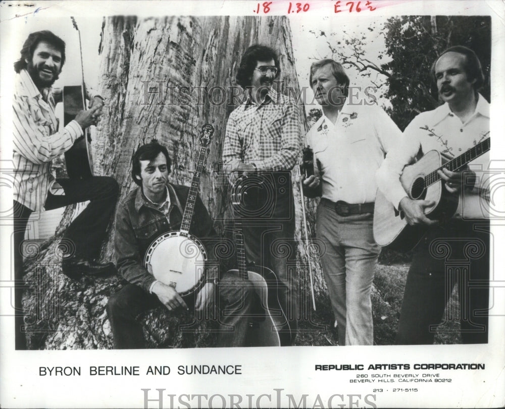 1982 Press Photo Berline Byronand Sundance County Music