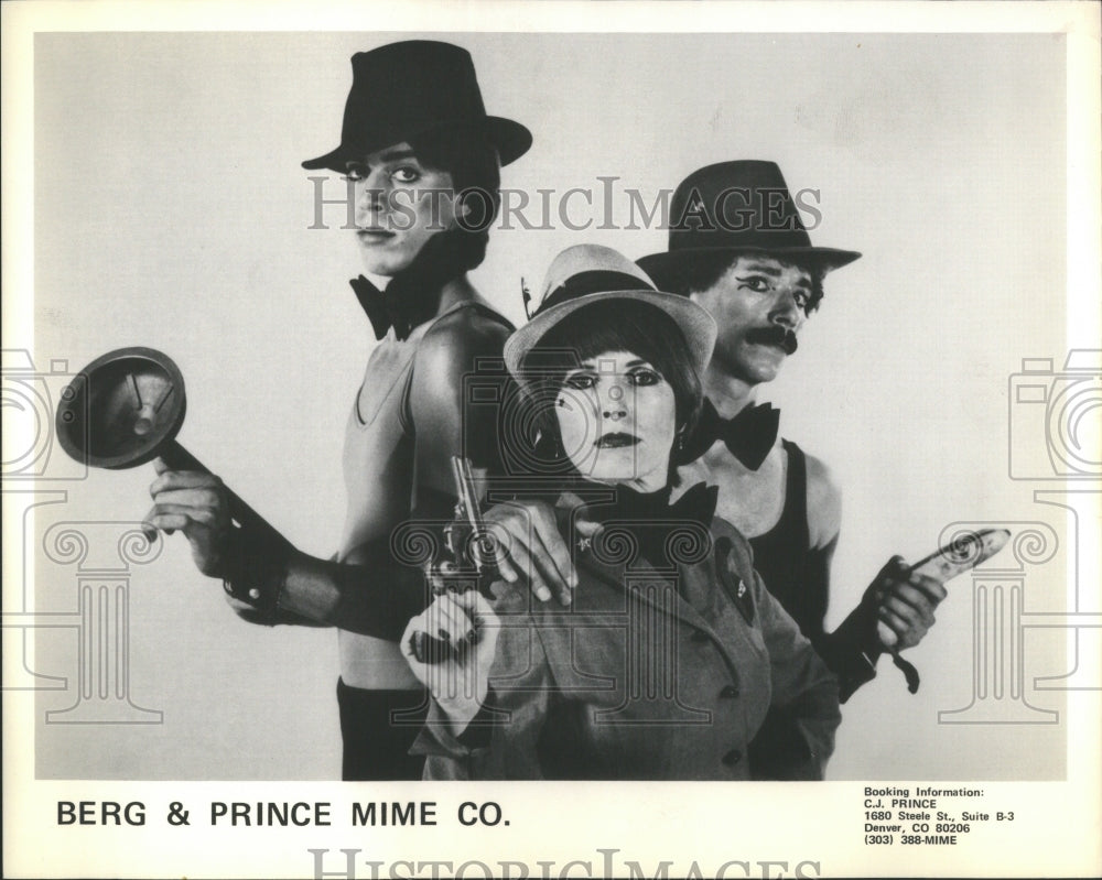 1983 Berg Prince Mime Company - Historic Images