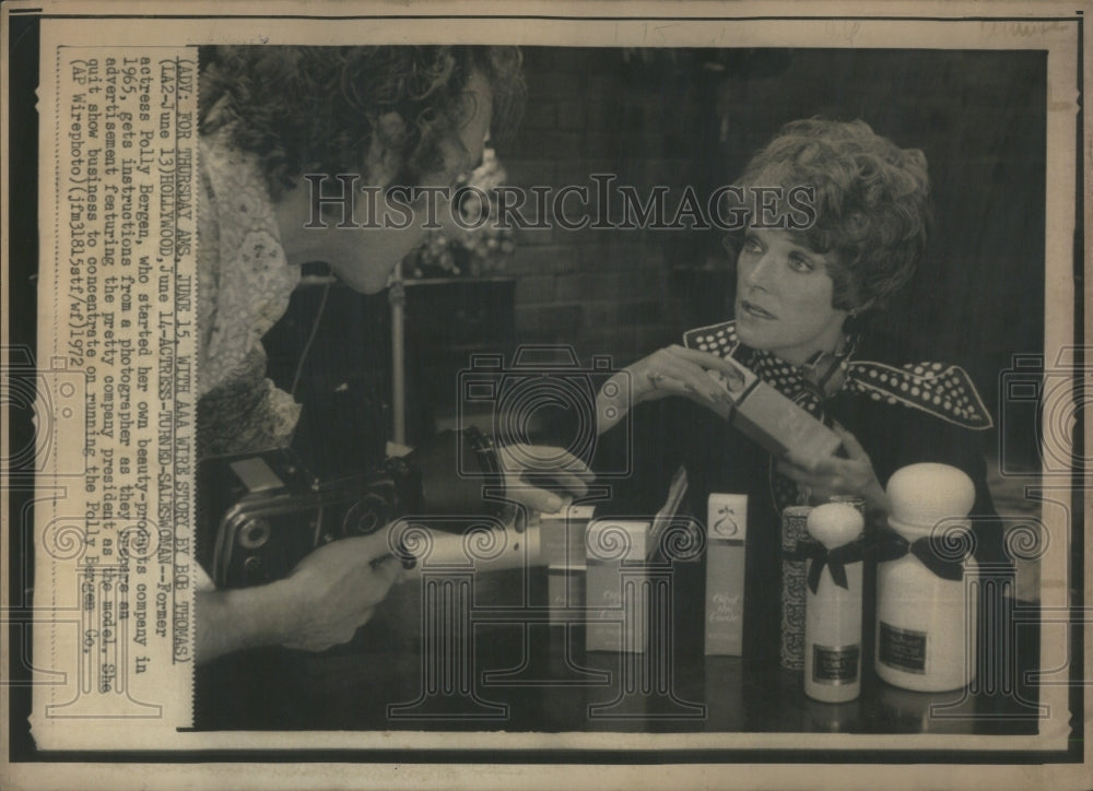 1972 Press Photo Polly Bergen