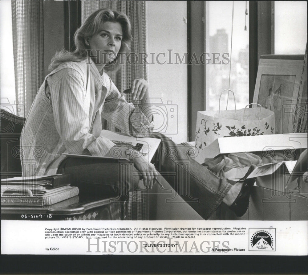 1988 Press Photo Candice Patricia Bergen Oliver Story