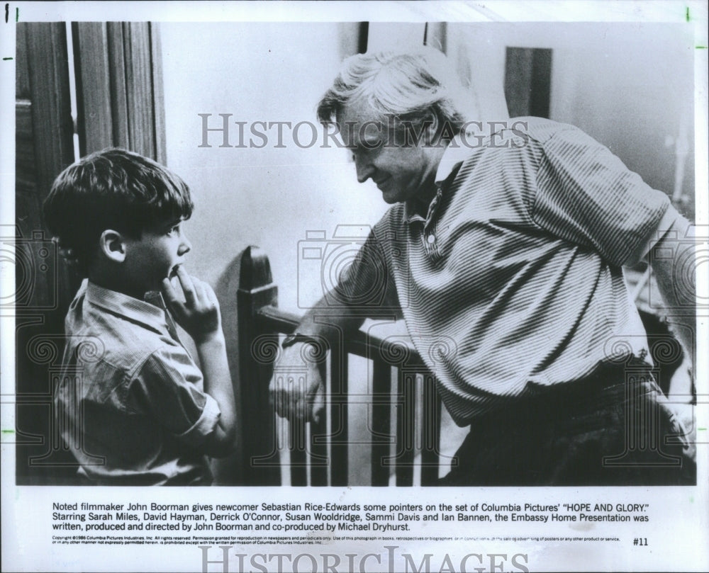 1987 Press Photo film maker John Boorman, Sebastian