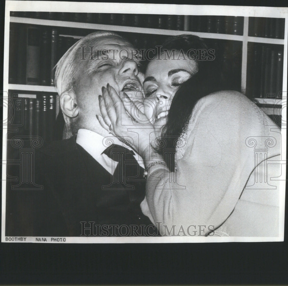 1967 Press Photo Lord Boothby Wanda Sonna Secretary