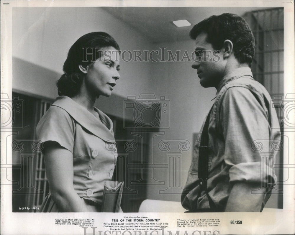 1961 Press Photo Storm Country Diana Baker Jack Ging