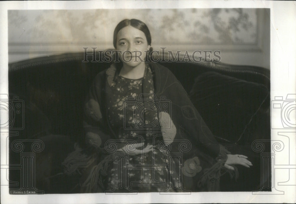 1927 Press Photo Welcome Chilean Carlos Davila Wife