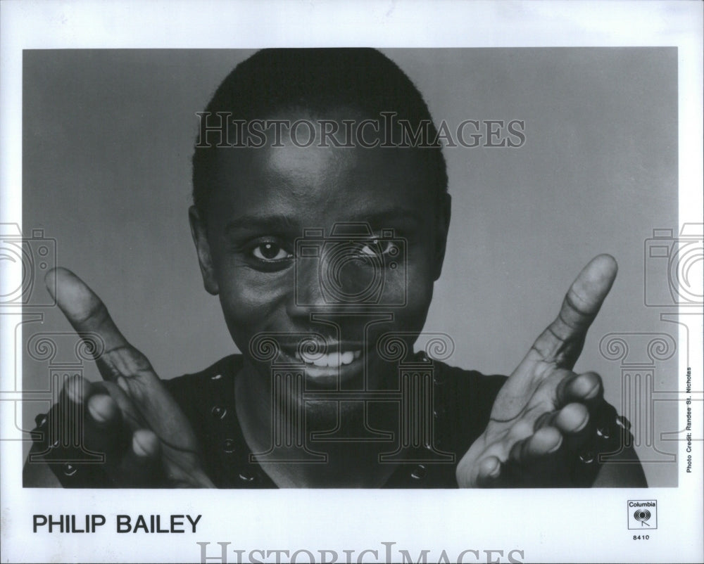 1987 Press Photo Philip Bailey Actor Funk Singer